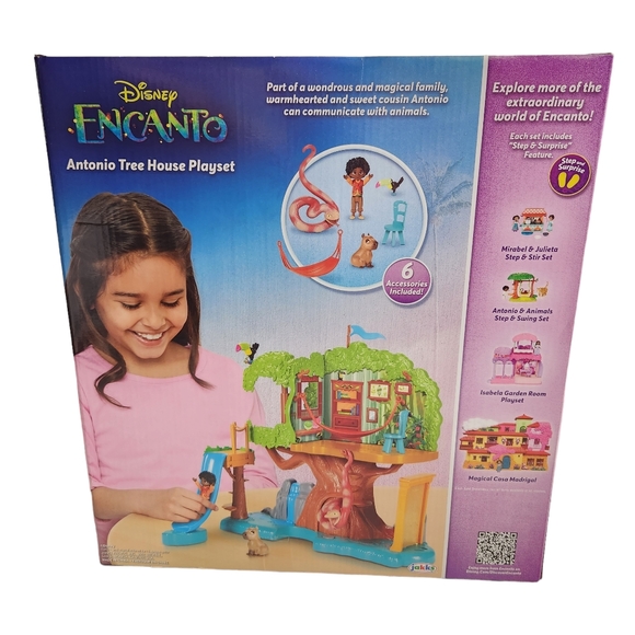 Disney JAKKS Pacific Encanto Antonio's Tree House Playset 7 Pieces New - Picture 3 of 5